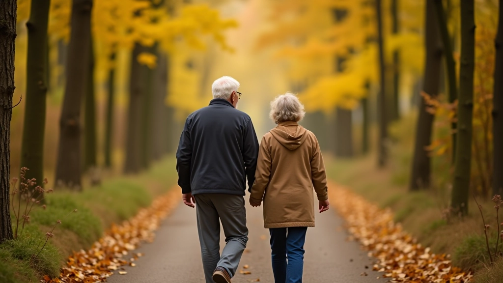 Seniori pastaigājas Latvijas mežā